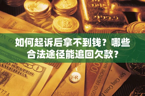 济南如何起诉后拿不到钱？哪些合法途径能追回欠款？