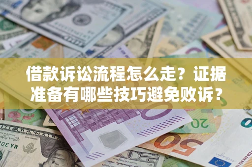 济南借款诉讼流程怎么走？证据准备有哪些技巧避免败诉？