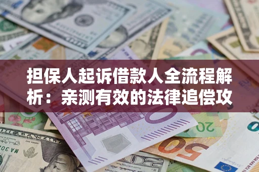 济南担保人起诉借款人全流程解析：亲测有效的法律追偿攻略