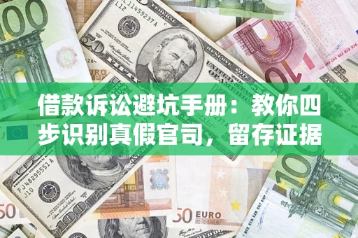济南借款诉讼避坑手册：教你四步识别真假官司，留存证据不踩雷