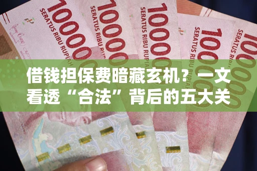济南借钱担保费暗藏玄机？一文看透“合法”背后的五大关键陷阱