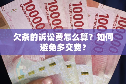 济南欠条的诉讼费怎么算？如何避免多交费？