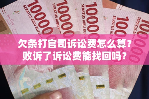 济南欠条打官司诉讼费怎么算？败诉了诉讼费能找回吗？