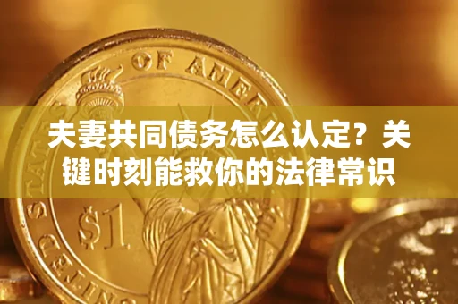 济南夫妻共同债务怎么认定？关键时刻能救你的法律常识
