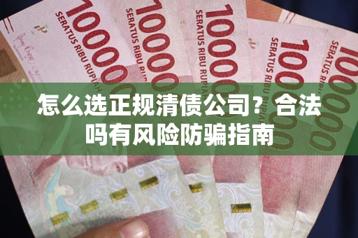 济南怎么选正规清债公司？合法吗有风险防骗指南